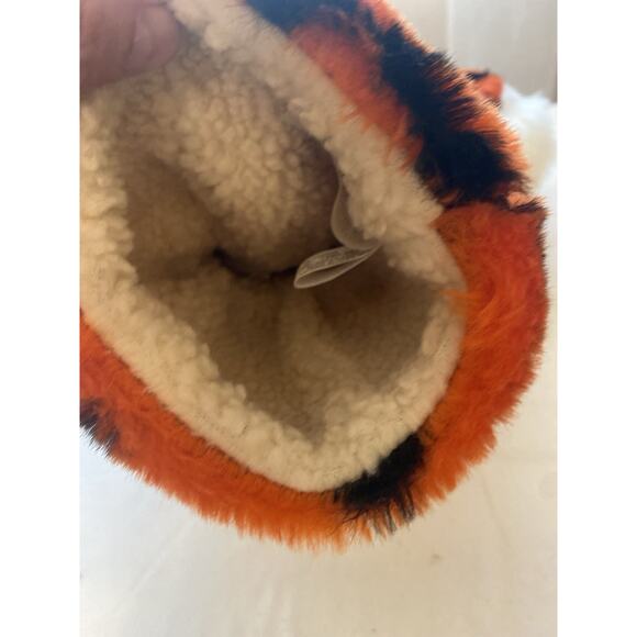 Daphne Tiger Plush Hand Puppet 12" Orange Striped Kids Show Homeschool Theater - Picture 8 of 13